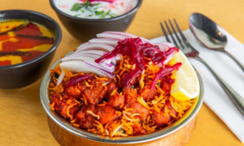 Chicken 65 biriyani